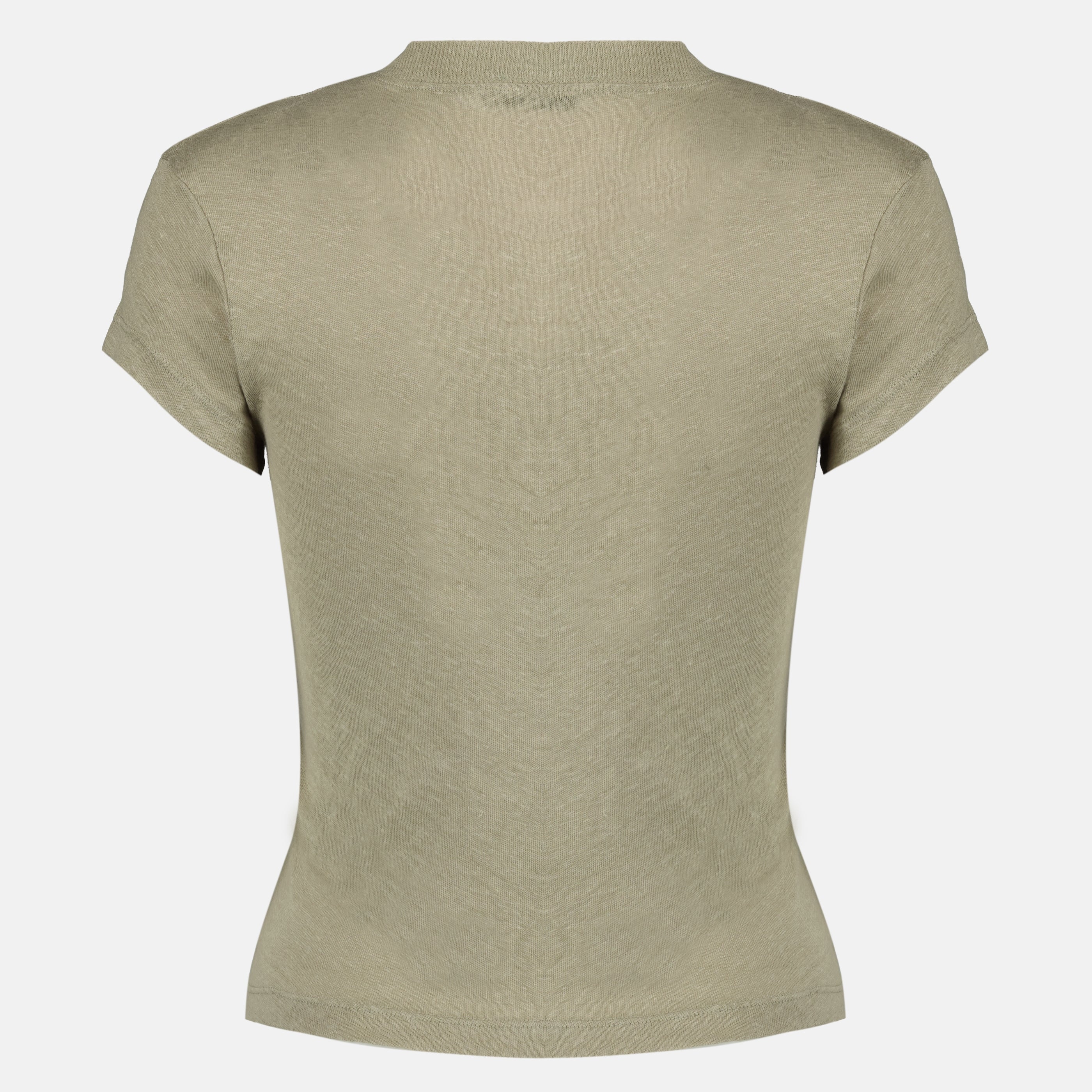 Kaki Linen IRO T-Shirt