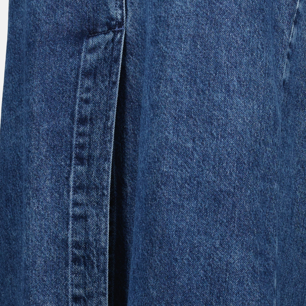 Image of Mi-longue Denim Skirt by Diesel for Women - Season Spring-Summer 2026 - Detail View 2