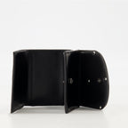 Diesel wallet, Tri Fold Wallet, leather wallet, elegant accessory, black wallet