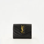 Image of Cassandre Wallet by Saint Laurent for Women - Season Autumn-Winter 2025 - Front View