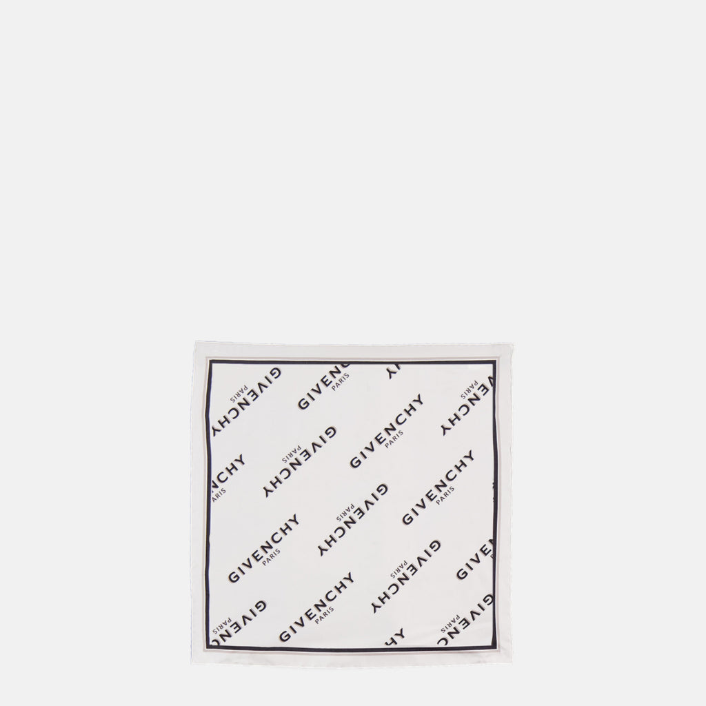 Givenchy scarf, silk accessory, mini scarf, contemporary design, high-quality fabric