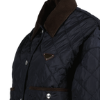 Prada, Re-Nylon jacket, velvet collar, quilted jacket, Autome-Hiver 2024