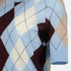 Givenchy coat, blue wool coat, Autumn-Winter 2025, cashmere coat, asymmetric coat