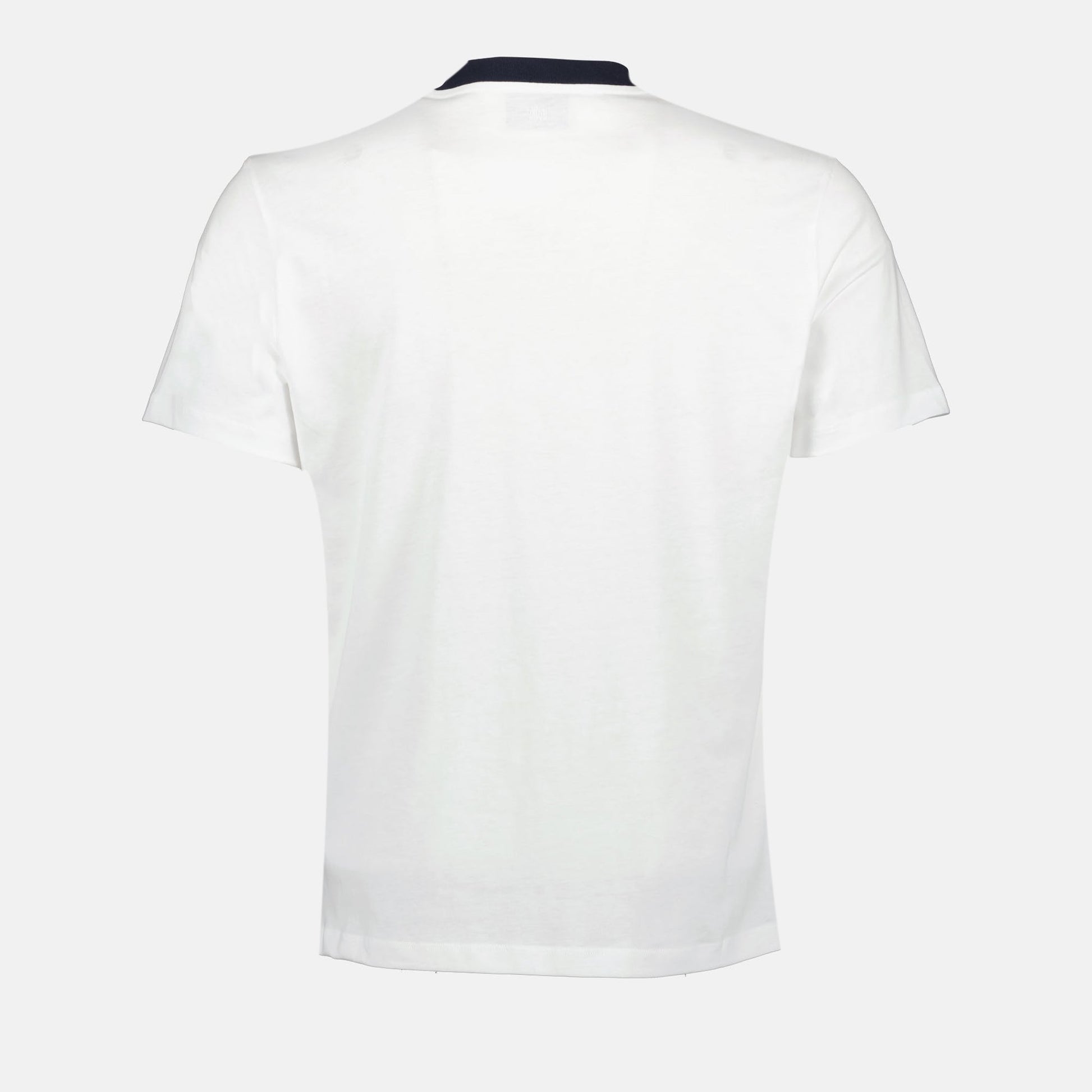 Ami Paris T-shirt, Bicolor T-shirt, Organic Cotton Tee, Autumn-Winter 2024, Luxury T-shirt