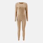 Image of Jersey Moon Long Combination by Marine Serre for Women - Season Autumn-Winter 2025 - Front View