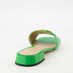 Image of VLogo Leather Mules by Valentino Garavani for Women - Season Spring-Summer 2025 - Back View