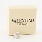 Ovalette Ring, Valentino Garavani, VLogo Signature, Swarovski Crystals, Rhodium Finish