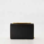 Immagine di Le Sac Kate Small Nero e Oro di Saint Laurent per Donne - Stagione Autunno-Inverno 2025 - Vista Posteriore