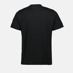 Black T-shirt, Moncler logo tee, Ghost logo, Casual wear, Cotton t-shirt