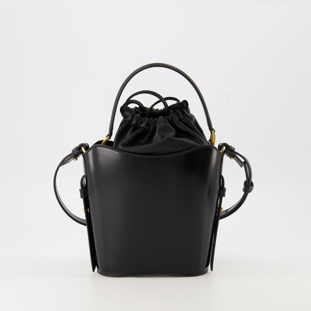 Ami Paris bag, bucket bag, calf leather accessory, autumn winter collection, unisex handbag