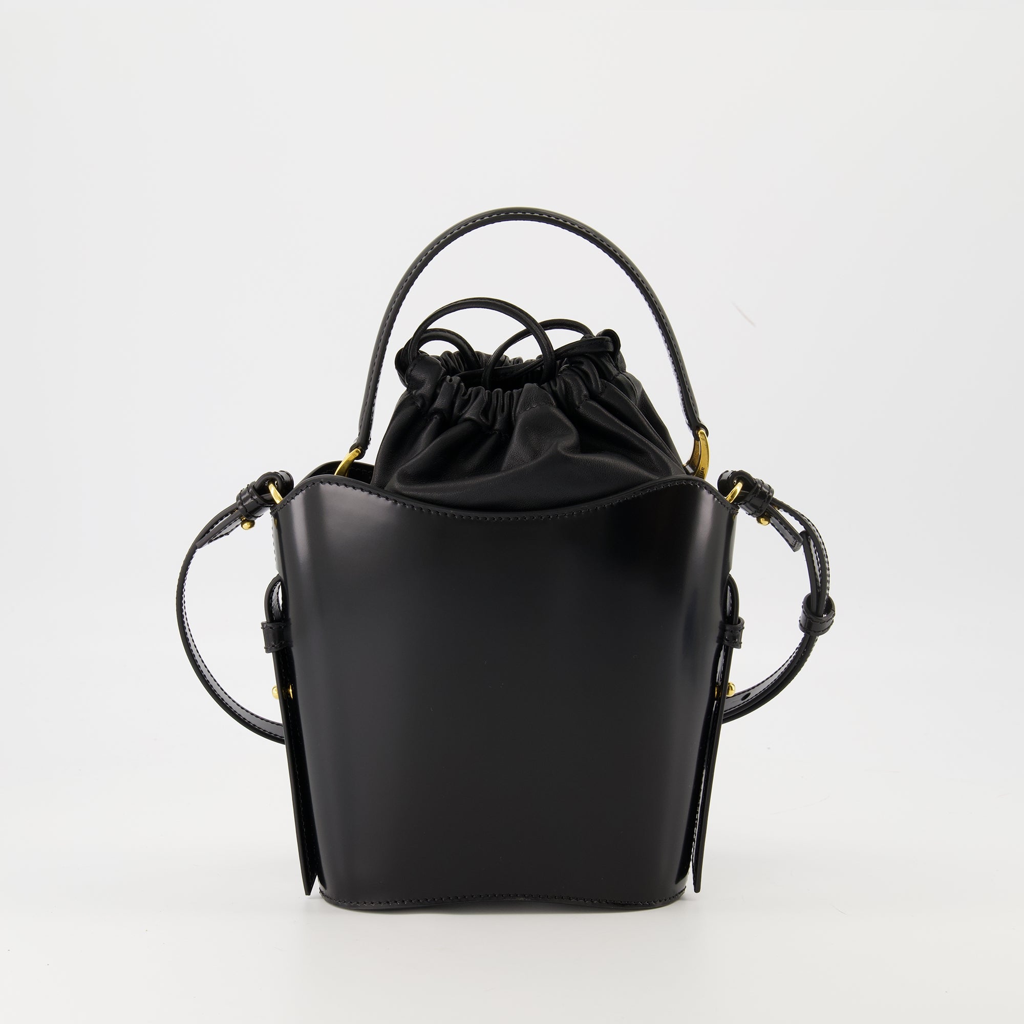 Ami Paris bag, bucket bag, calf leather accessory, autumn winter collection, unisex handbag
