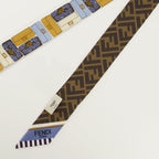 Image of Multicolor Silk Headband by Fendi for Women - Season Spring-Summer 2026 - Detail View 1