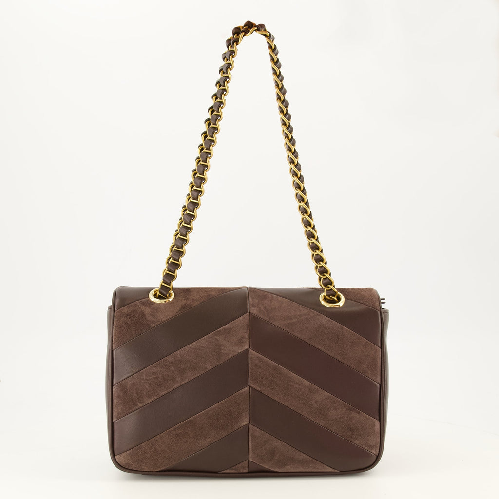 Panthea Petit Tasche aus braunem Leder
