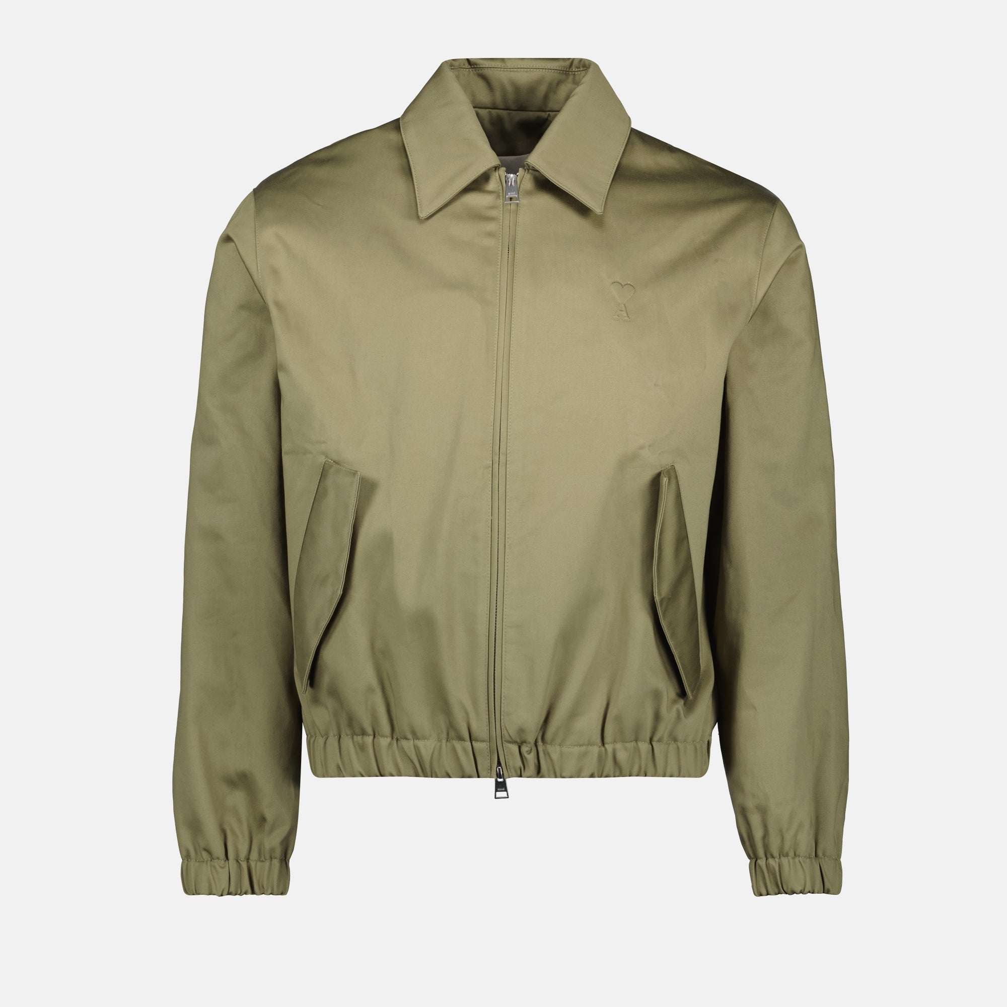 Ami de Coeur jacket, zipped jacket, kaki jacket, contemporary design, men's fashion