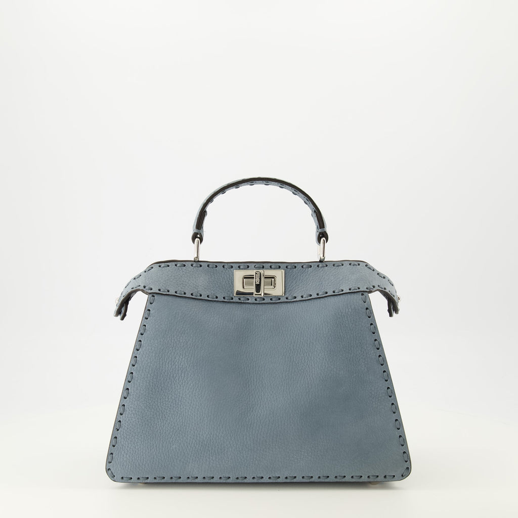 Imagen de Peekaboo I See U Small Blue de Fendi para mujeres - Temporada Primavera-Verano 2026 - Vista trasera
