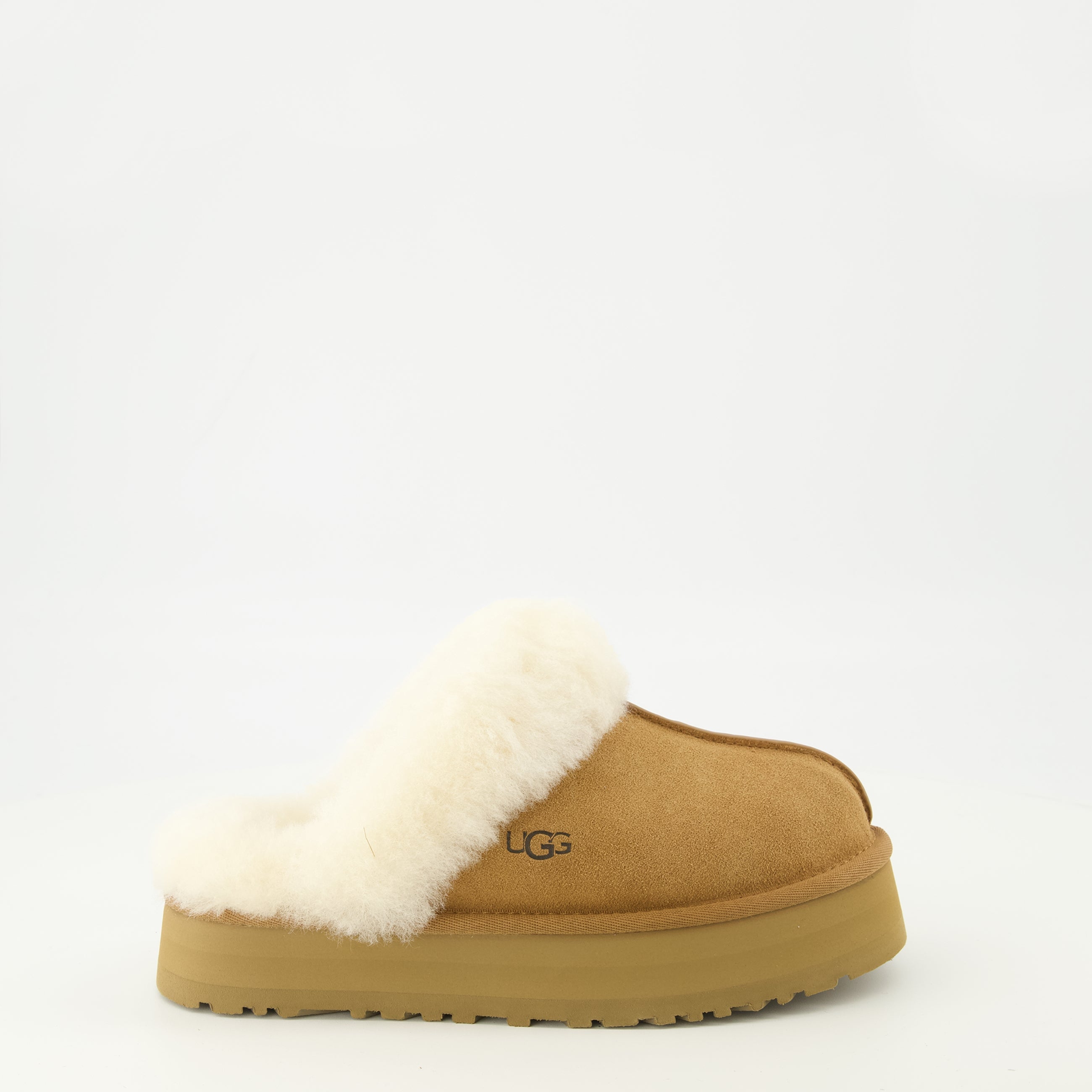 Image of Mules Disquette Marron by Ugg for Women - Season Spring-Summer 2026 - Right Side View