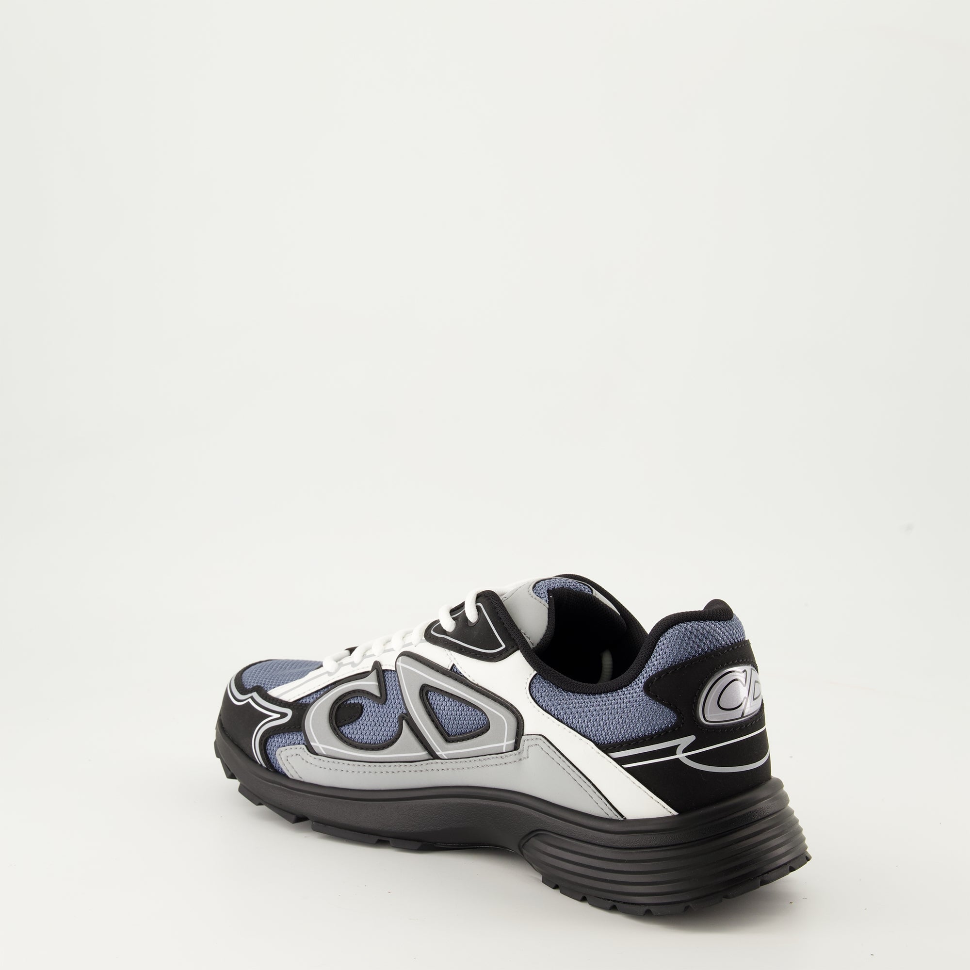 blue sneakers, grey sneakers, mesh design, gum sole sneakers, Fall-Winter 2024 footwear