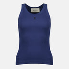 Bild des Débardeur ami de coeur Blau Marine von Ami PARIS für Damen - Saison Frühling-Sommer 2026 - Vorderansicht