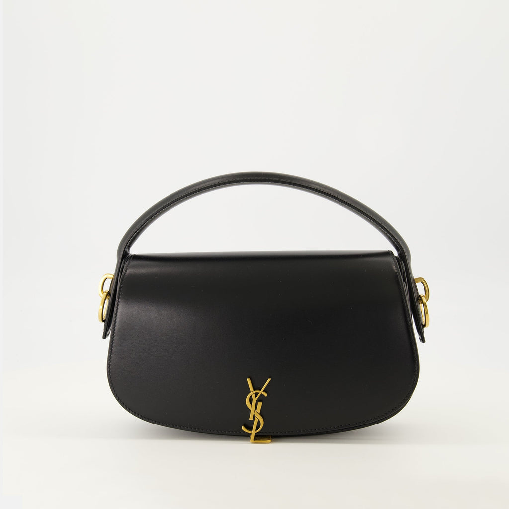 Le Sac Voltaire, Saint Laurent bag, smooth calf leather, adjustable shoulder strap, 2025 Fall-Winter collection