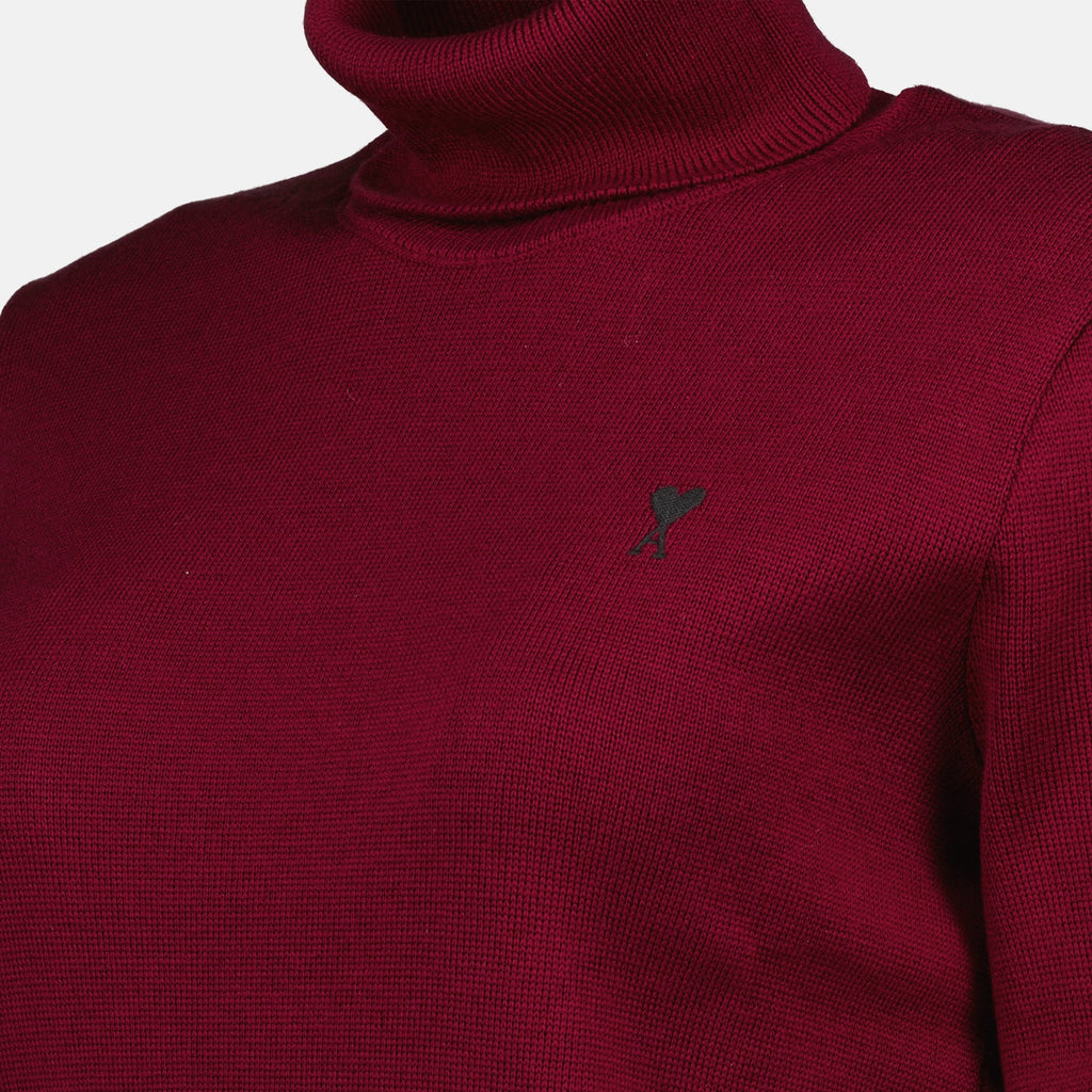 Image du Pull Ami de coeur par Ami PARIS pour Femmes - Saison Automne-Hiver 2025 - Vue de détail du produit 2