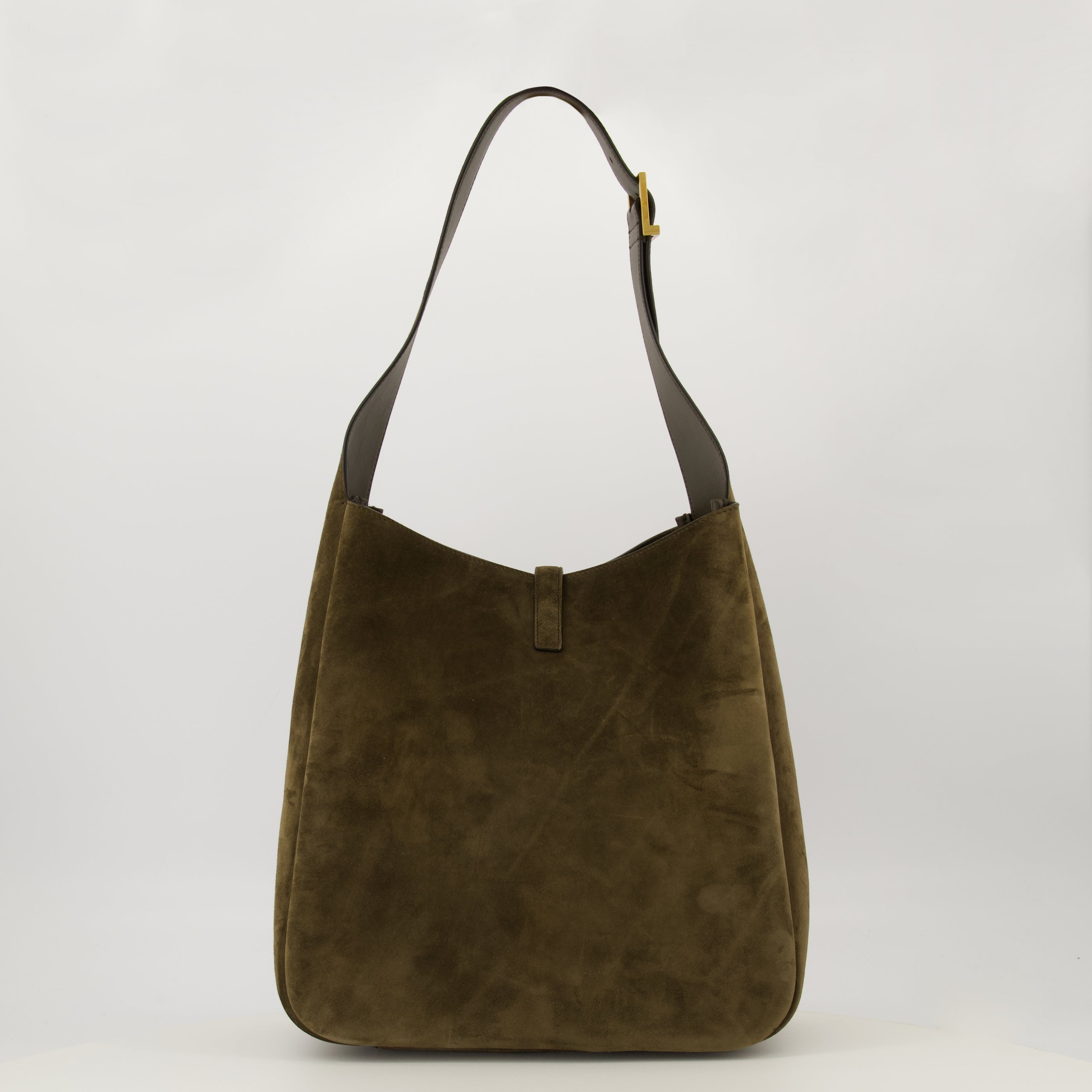 Le 5 à 7 Grand Sac en Suède Olive