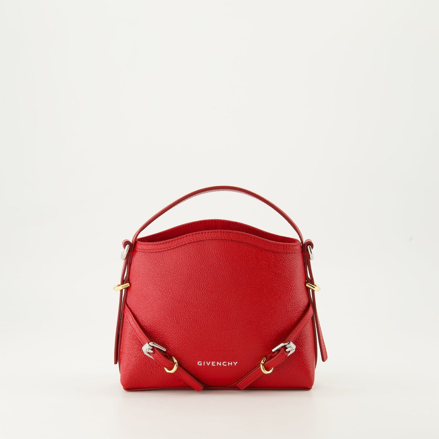 Givenchy bag, Sac Voyou Nano, red leather bag, luxury handbag, versatile accessory