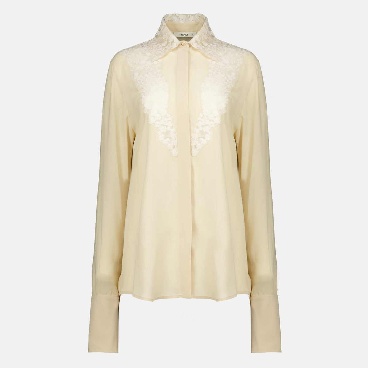 Chemise en Soie Brodée