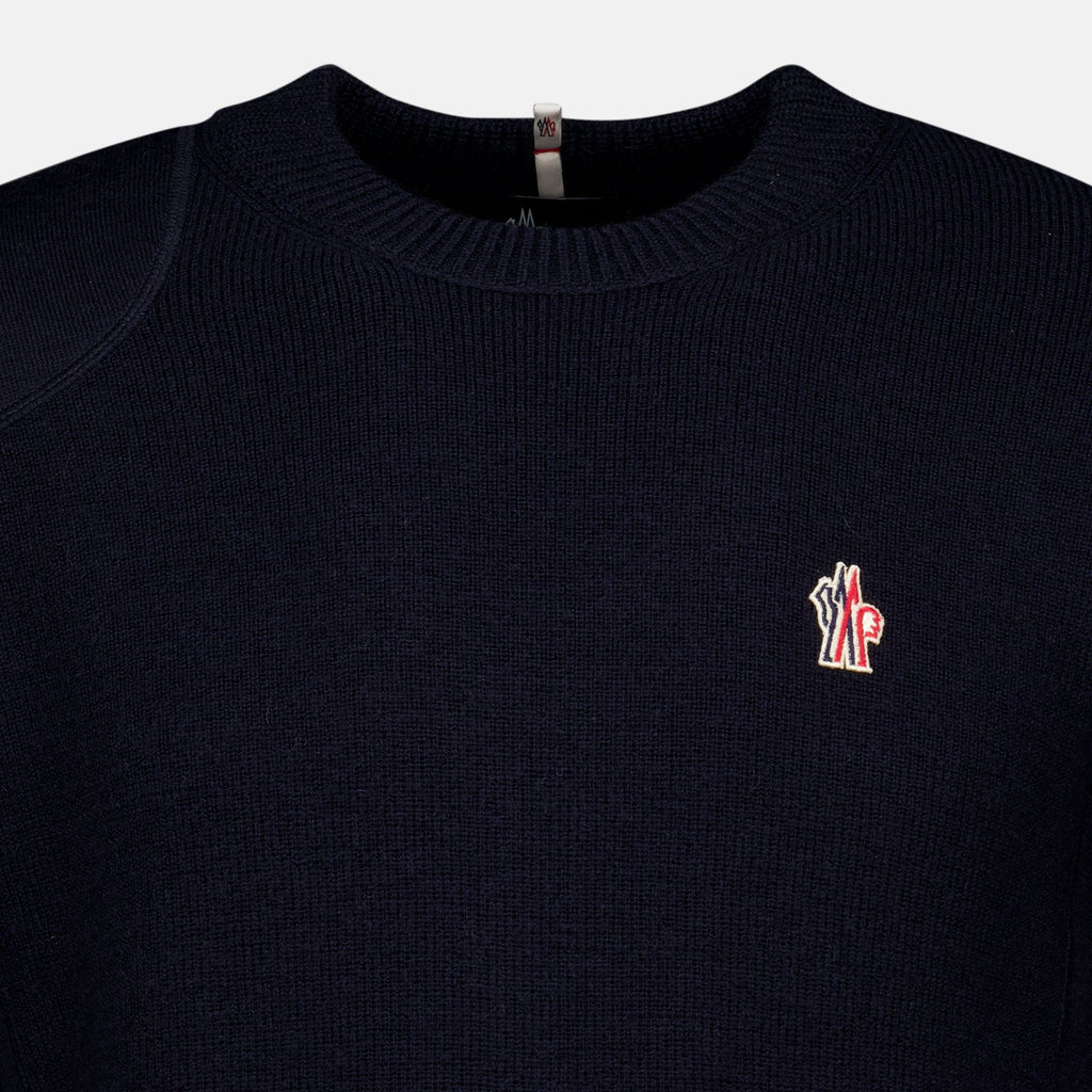 Maglione in lana blu navy