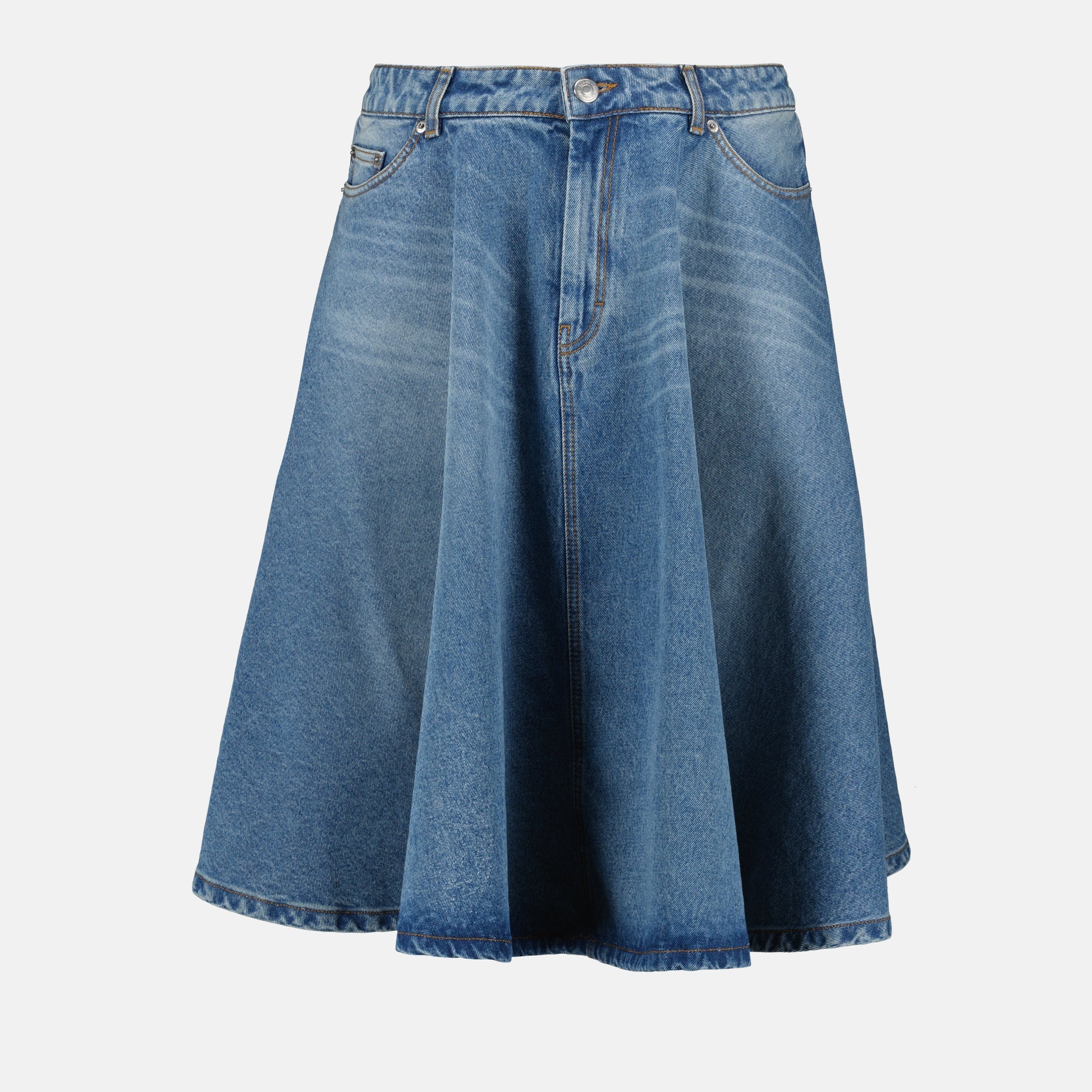 【Ami Paris】デニム ミディ丈 スカート M ミディデニムスカート - AMI Paris | WE IN STYLE