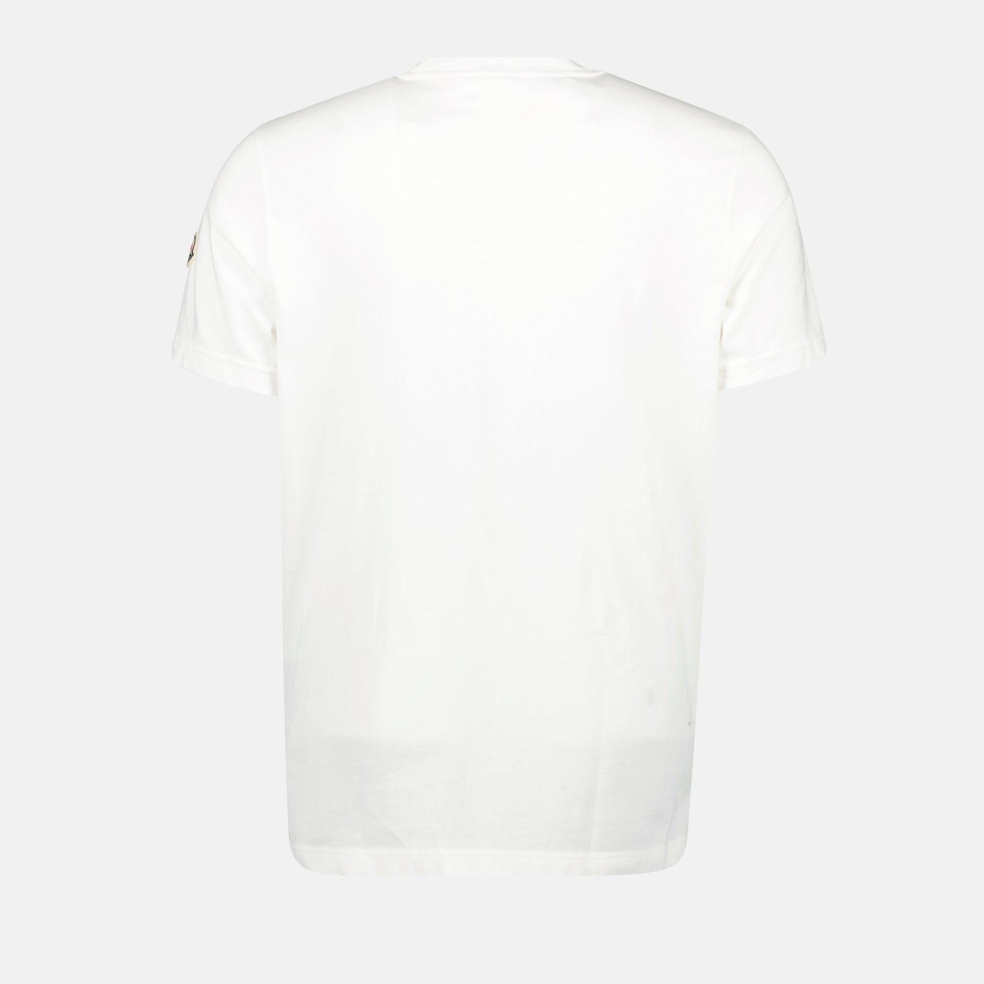 Moncler T-Shirt, White T-Shirt, Printed T-Shirt, Men's Fashion, Autumn-Winter Collection