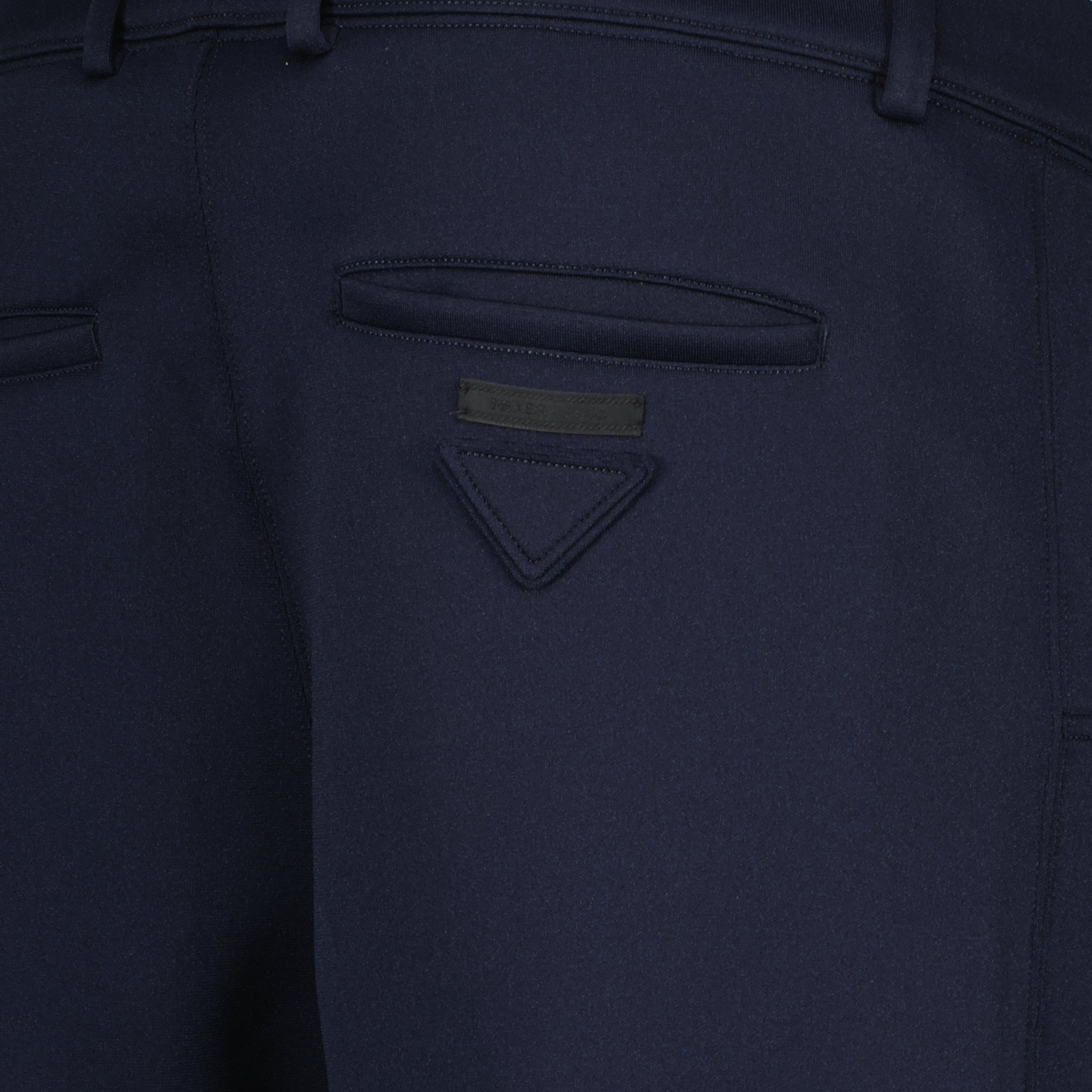 Navy trousers, Prada pants, Men's fashion, Straight cut trousers, Nylon pants