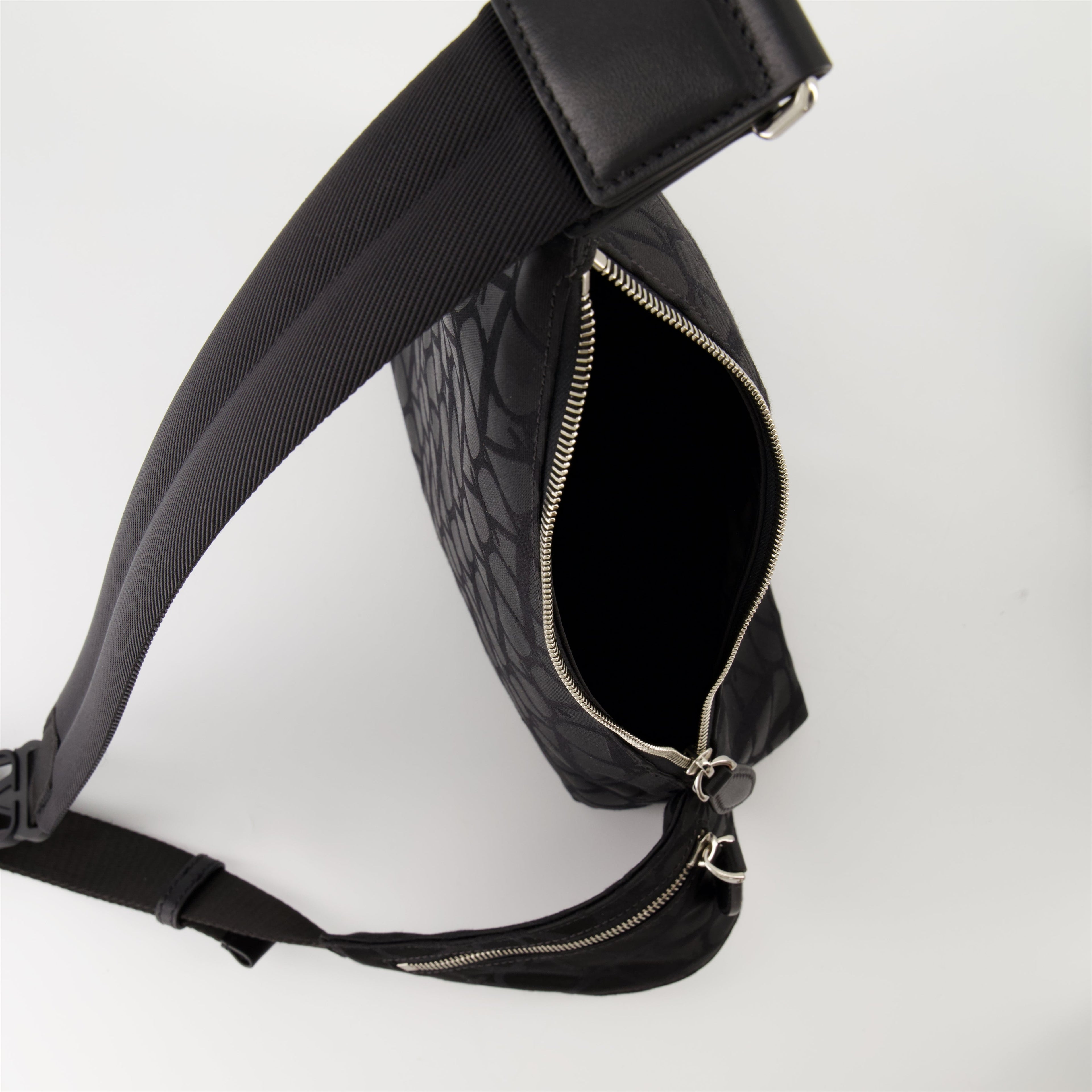 Valentino Garavani, nylon bag, black crossbody bag, luxury accessories, Autumn-Winter 2024