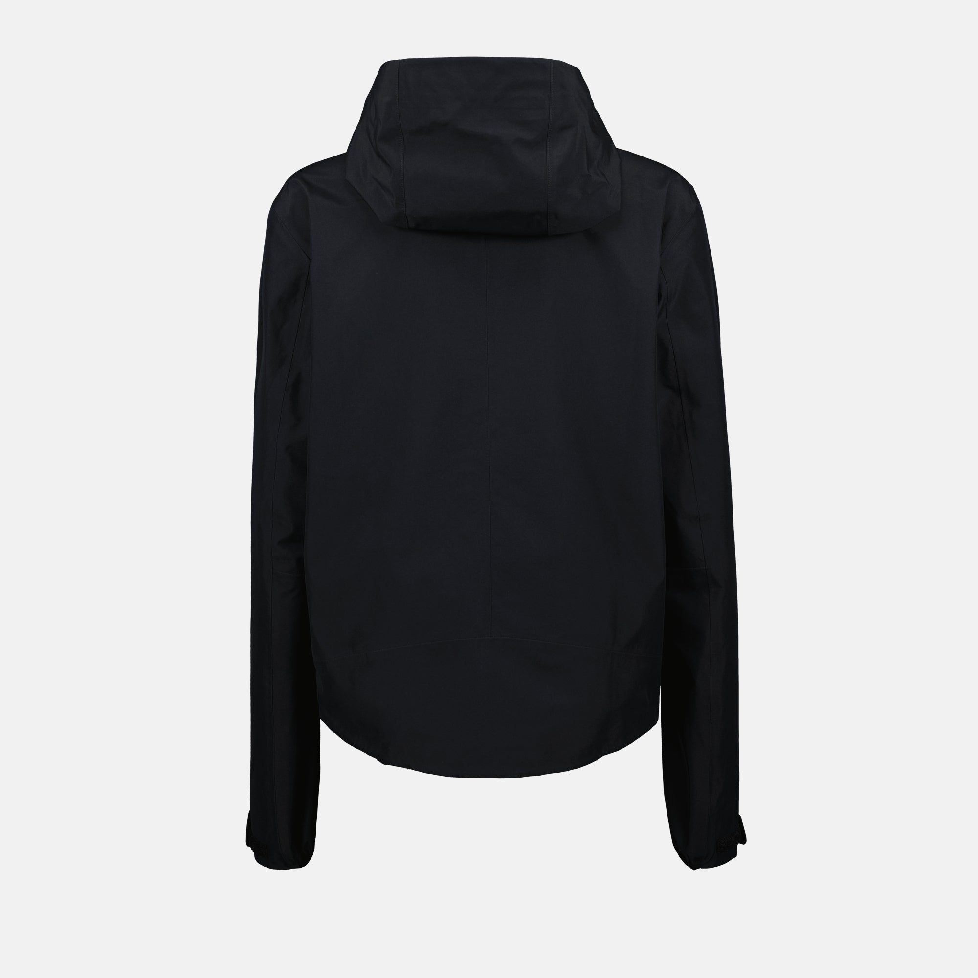 Chaqueta de Nylon Estilizada con Capucha Ajustable