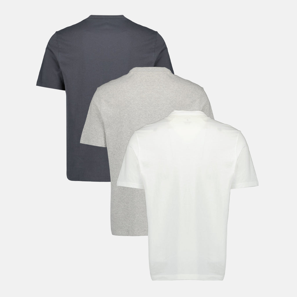 Image du set de t-shirts à col rond classique par Officine Générale pour hommes - Saison printemps-été 2026 - Vue de détail du produit 1