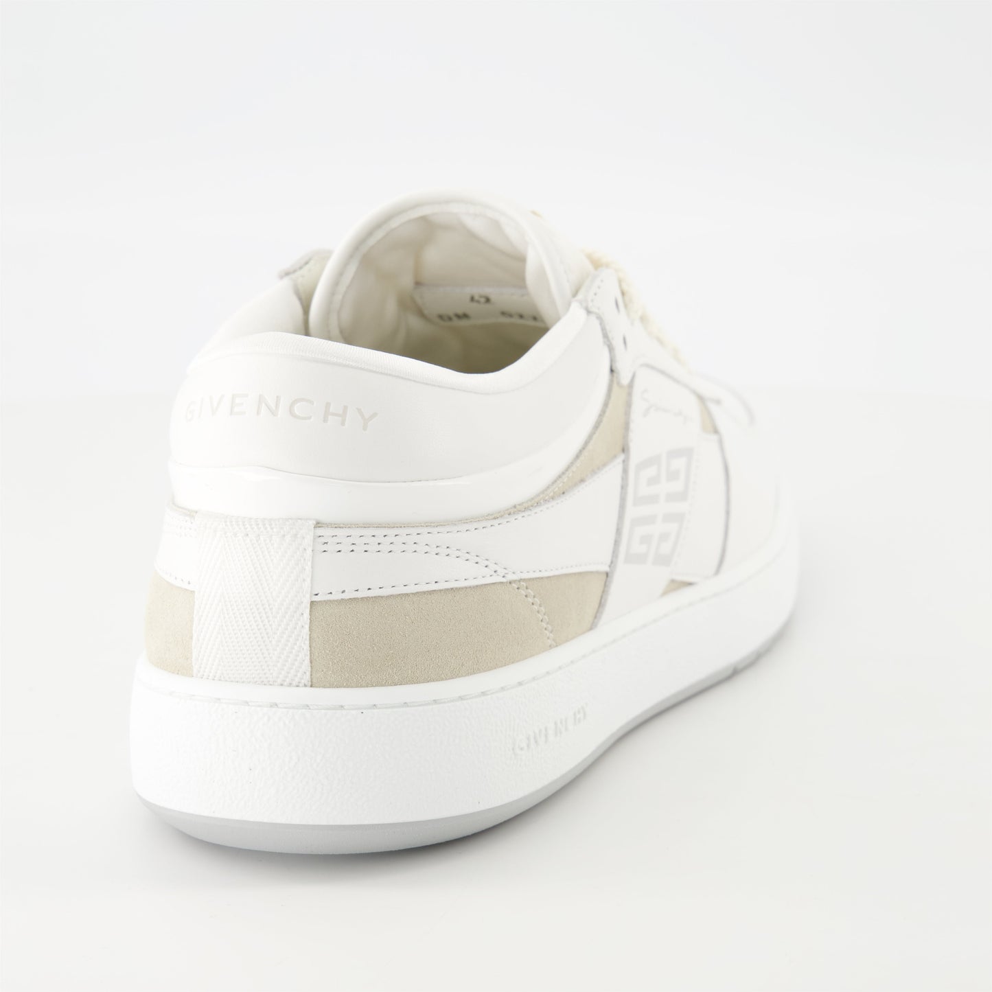 Givenchy G Move, Leather trainers, White and beige sneakers, Spring-Summer 2025, Modern footwear