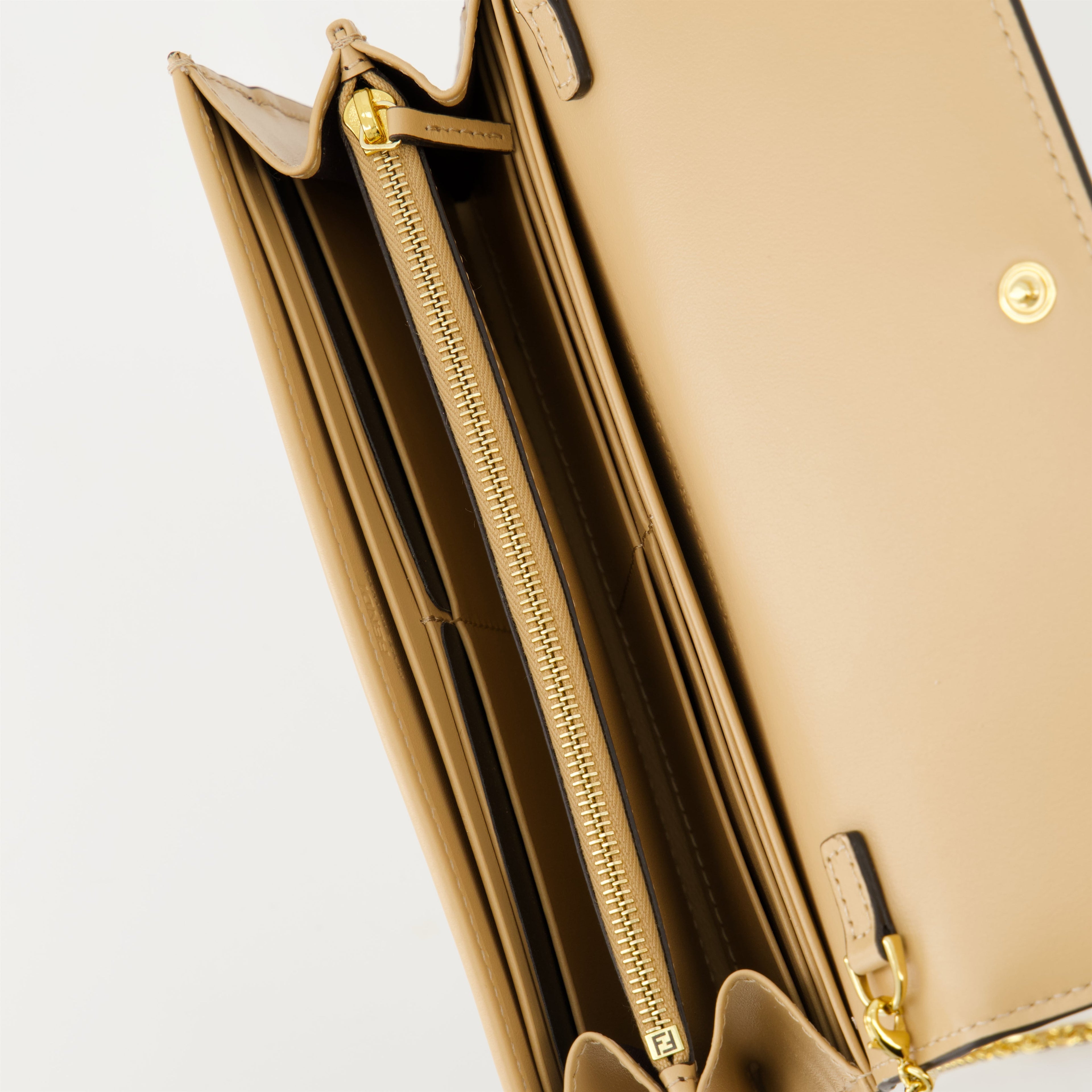 Fendi Roma Wallet, Floral Print Wallet, Designer Wallet, Wallet with Chain, Fendi Accessories