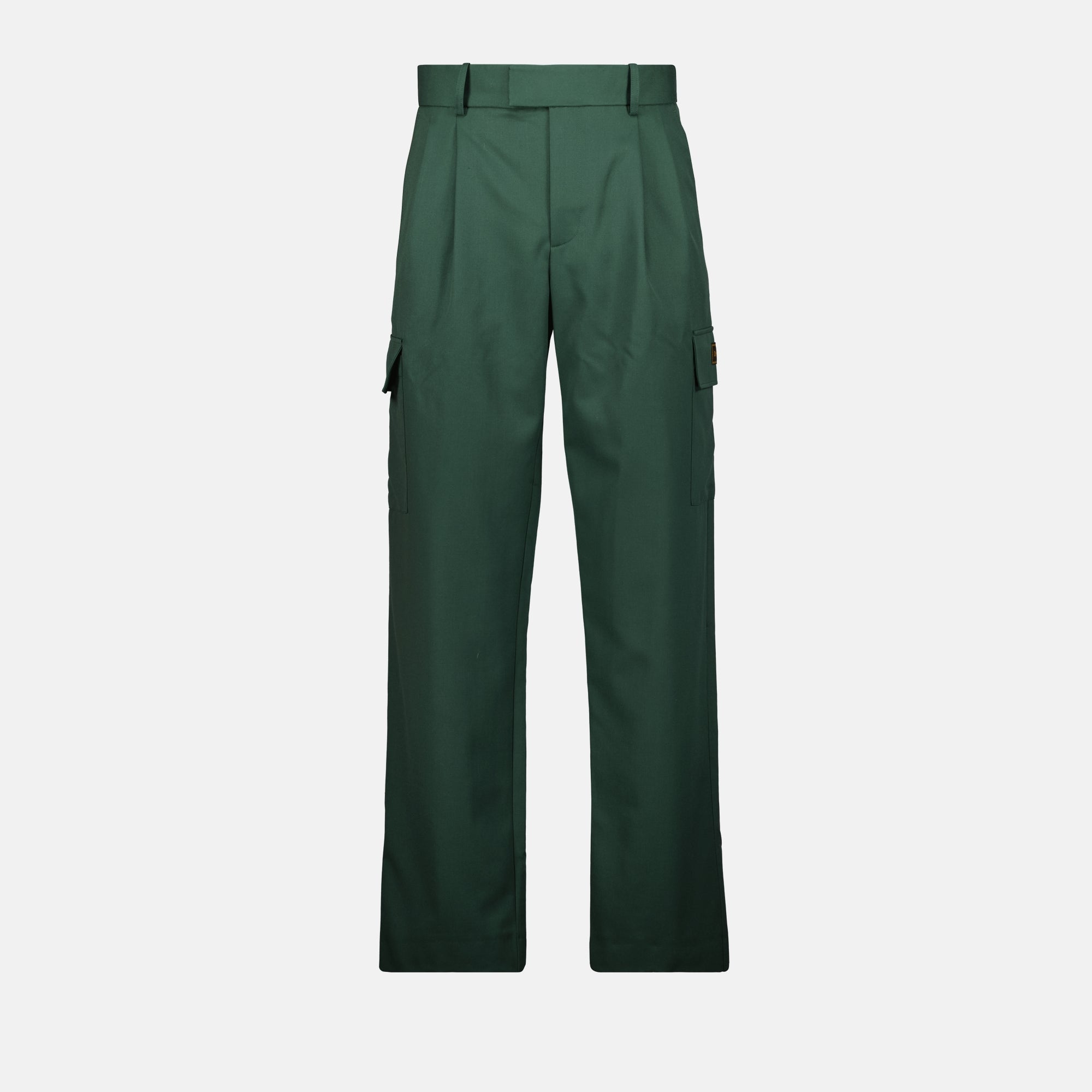 Cargo Pant in Kaki Wool