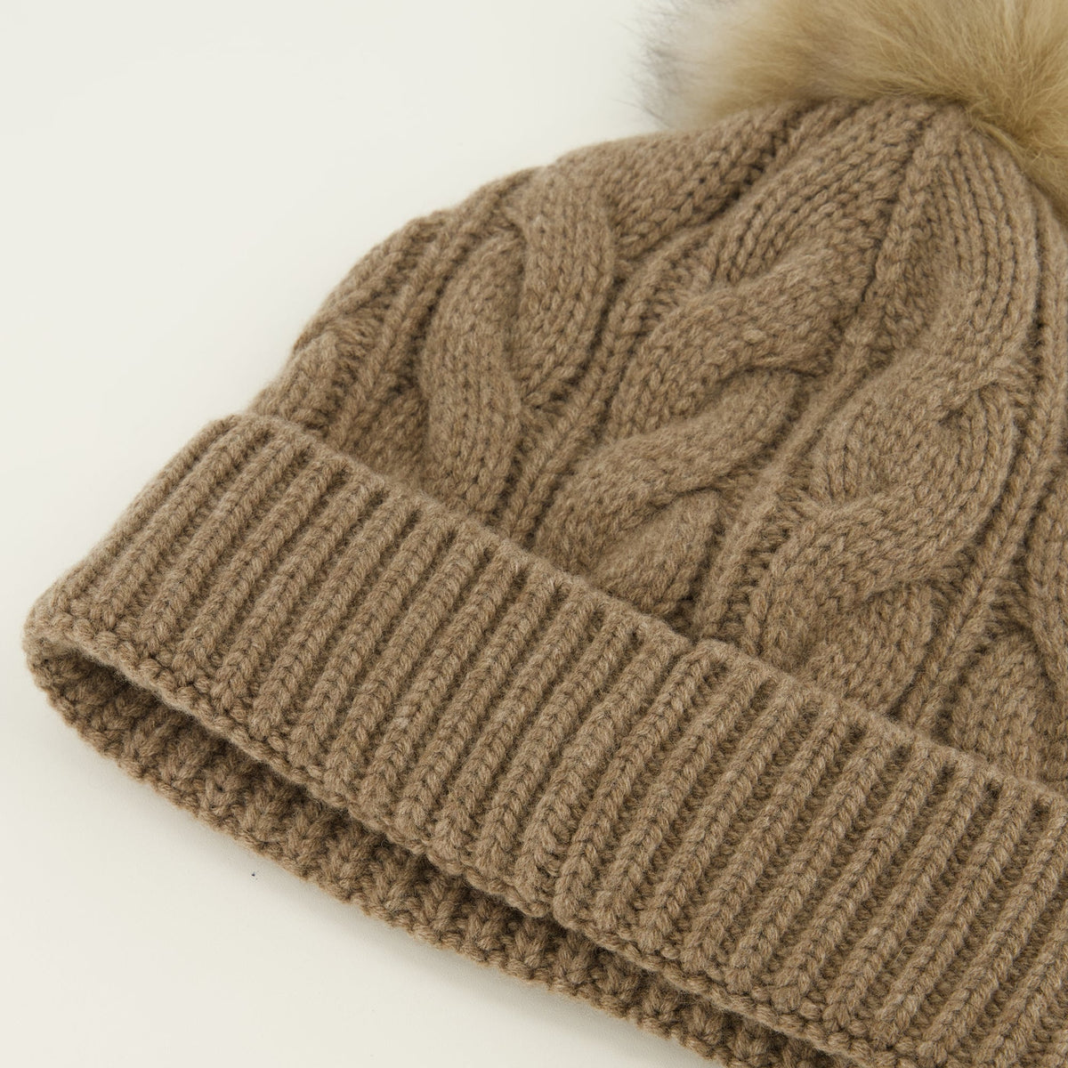 Brown Logo Beanie