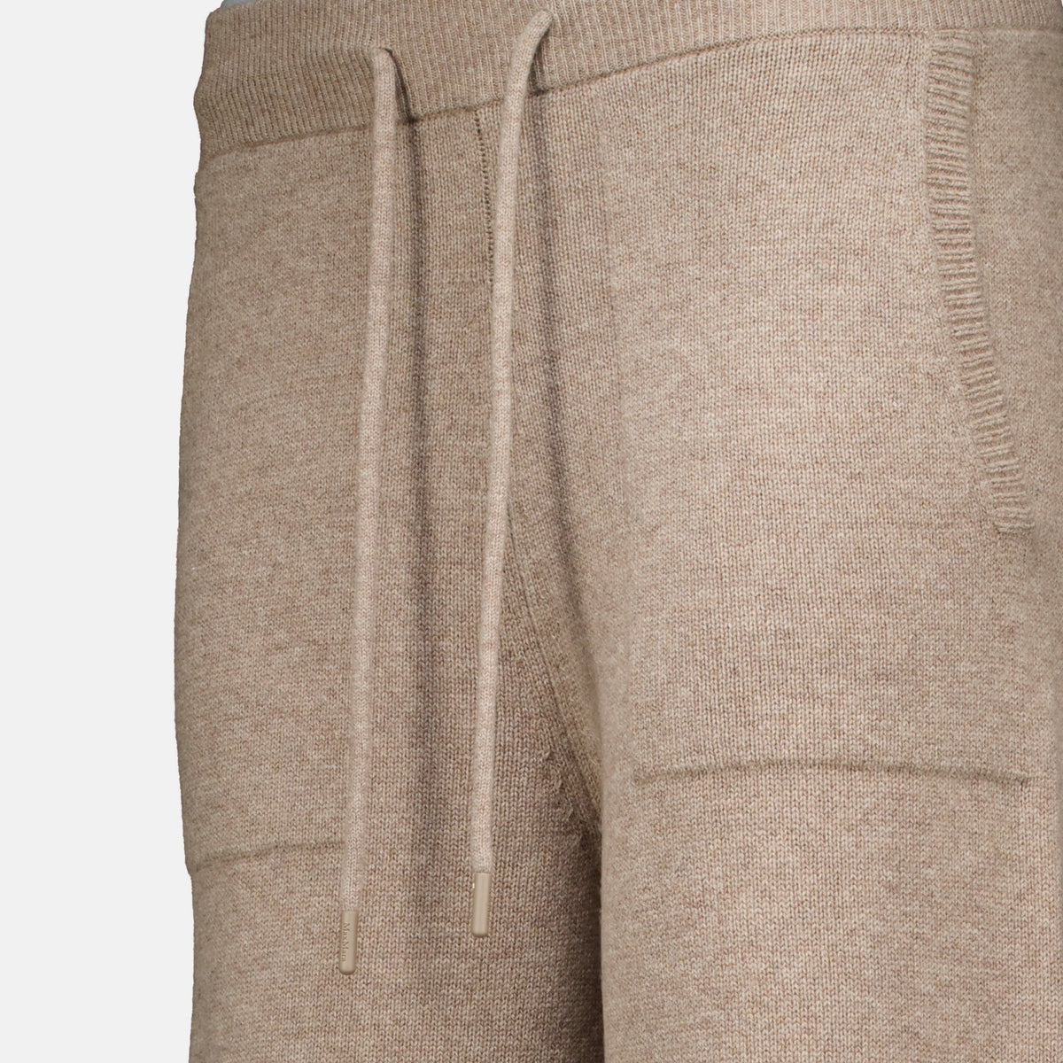 Wide Leg Cashmere Pants