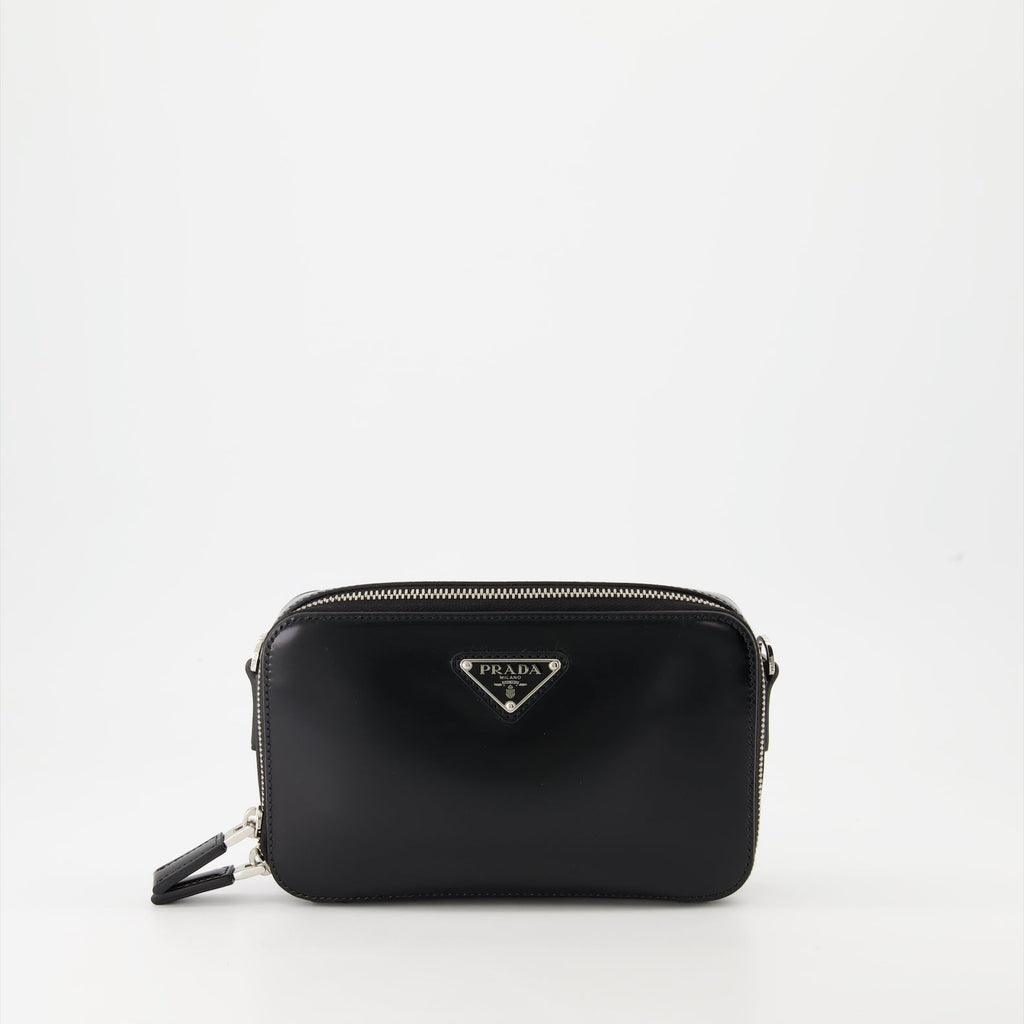 Prada, leather bag, luxury accessories, Spring-Summer 2024, black bag