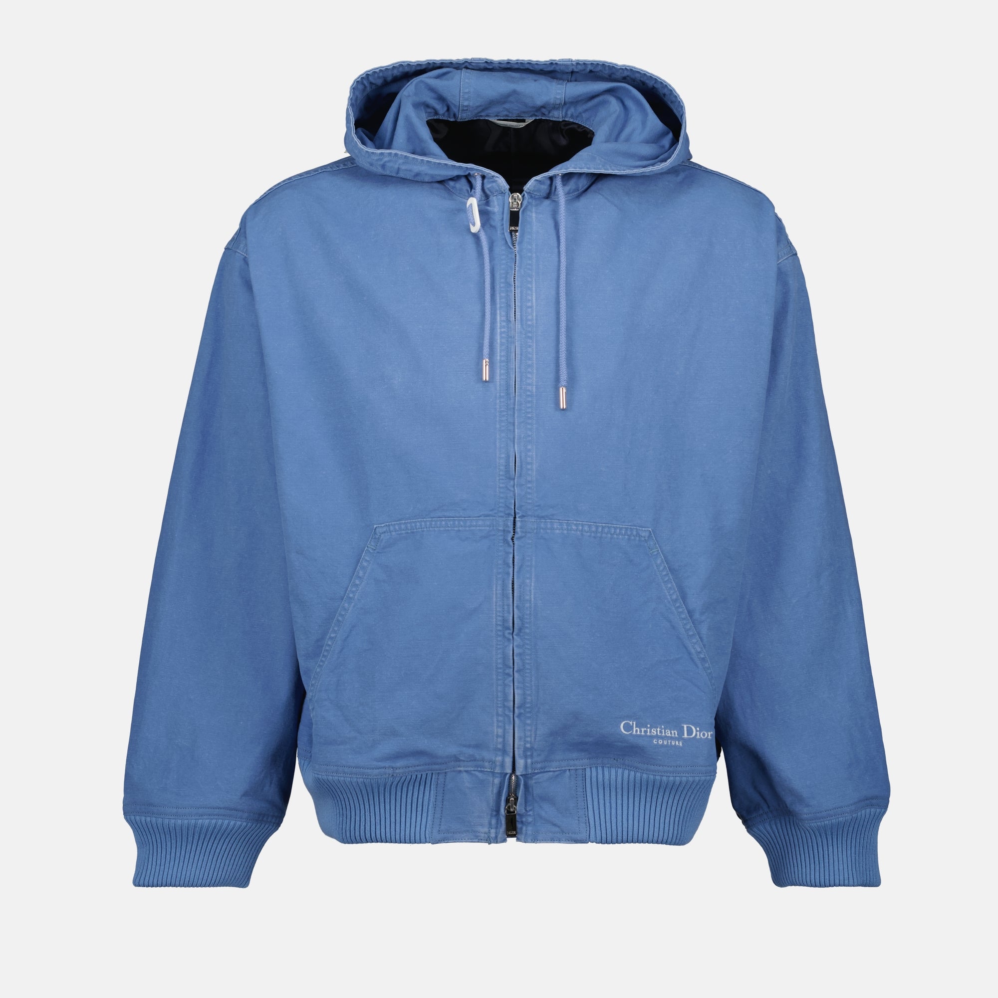 denim jacket, Christian Dior jacket, blue jacket, Spring-Summer collection, embroidered logo