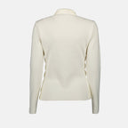 Image of Beige Bi-Material Jacket by Moncler for Women - Season Spring-Summer 2025 - Detail View 2