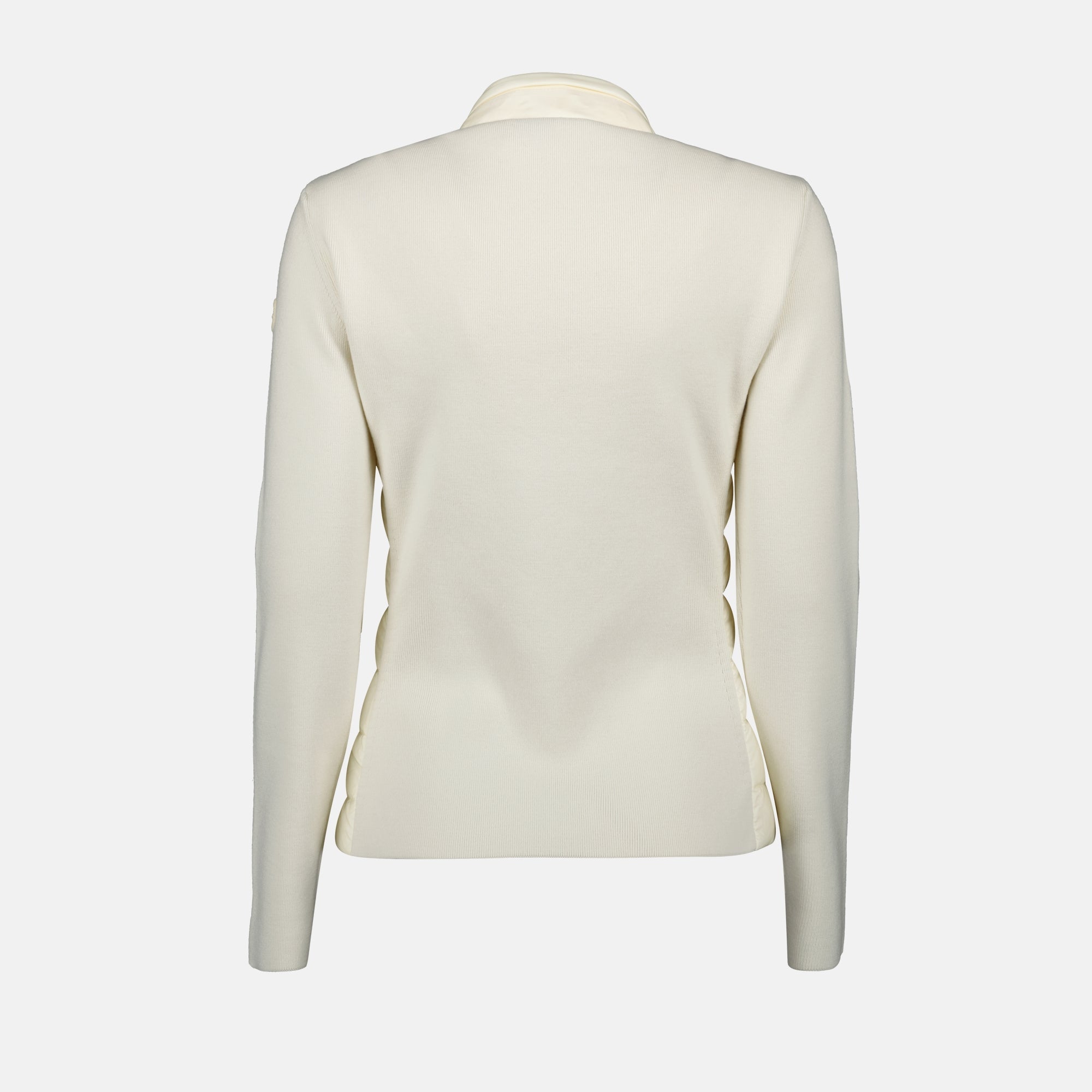 베이지 이중 소재 자켓