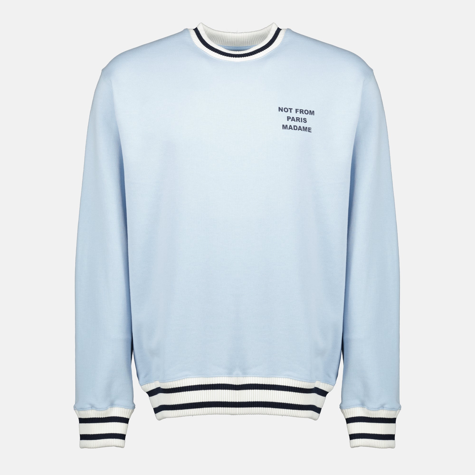 Sweat-shirt Sport Bleu Clair - Drôle de Monsieur