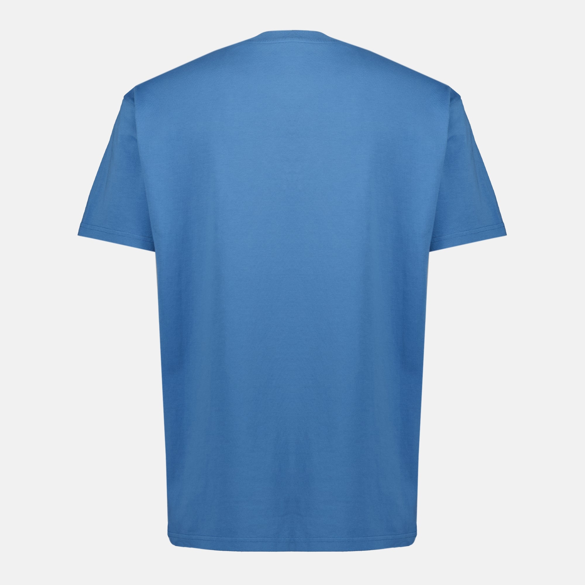 Givenchy t-shirt, light blue cotton t-shirt, gros grain logo tee, Spring-Summer 2026 collection, designer casual wear