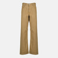 Image of Beige Wide-Leg Jeans by Mm6 for Women - Season Spring-Summer 2026 - Front View