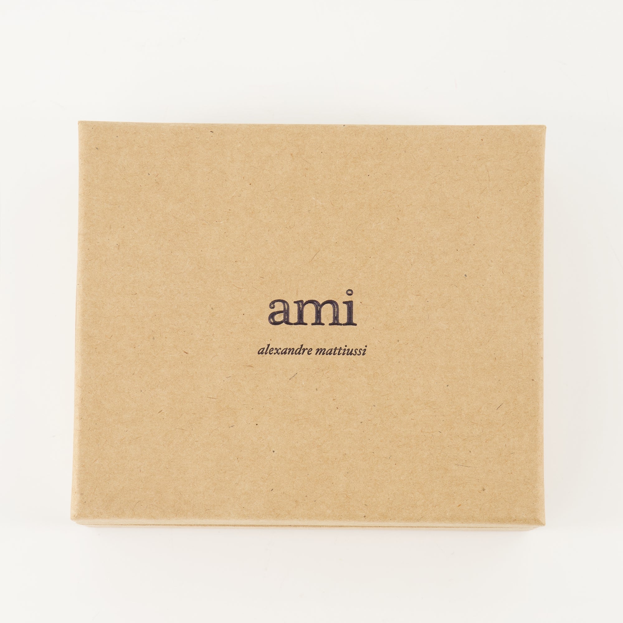 bordeaux card holder, Ami Paris accessories, calf leather wallet, unisex card holder, luxury leather accessories