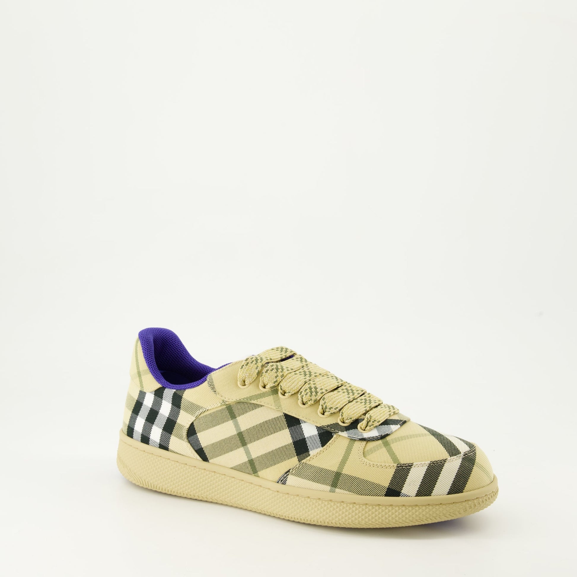 plaid sneakers, canvas footwear, vintage style, rubber sole sneakers, elegant casual wear