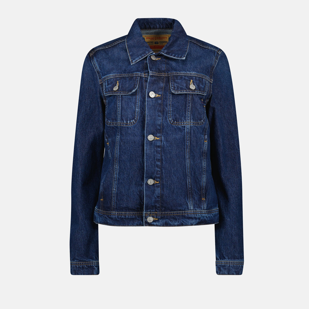 denim jacket, blue jacket, De-Bonny, casual outerwear, Spring-Summer 2025
