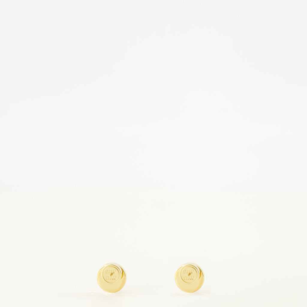Enamel Black Metal Earrings